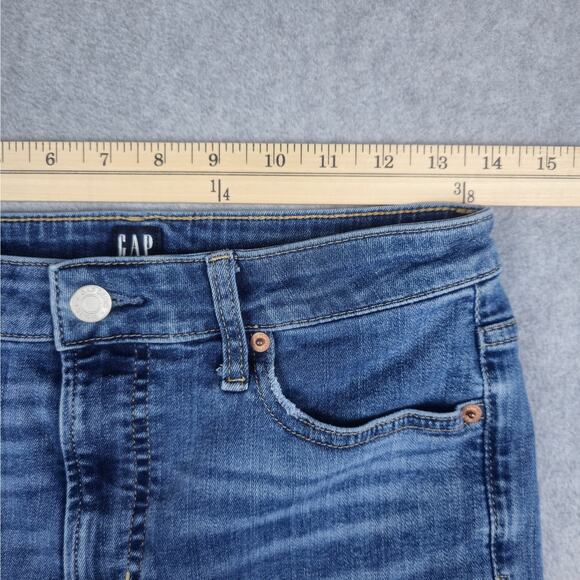 Gap Womens Size 8/29 Tall Curvy True Skinny Jeans Raw Hem - Picture 14 of 16